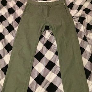 Green men’s jeans